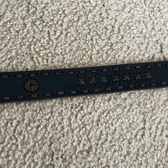 Miss Me black leather belt M - Picture 8 of 10